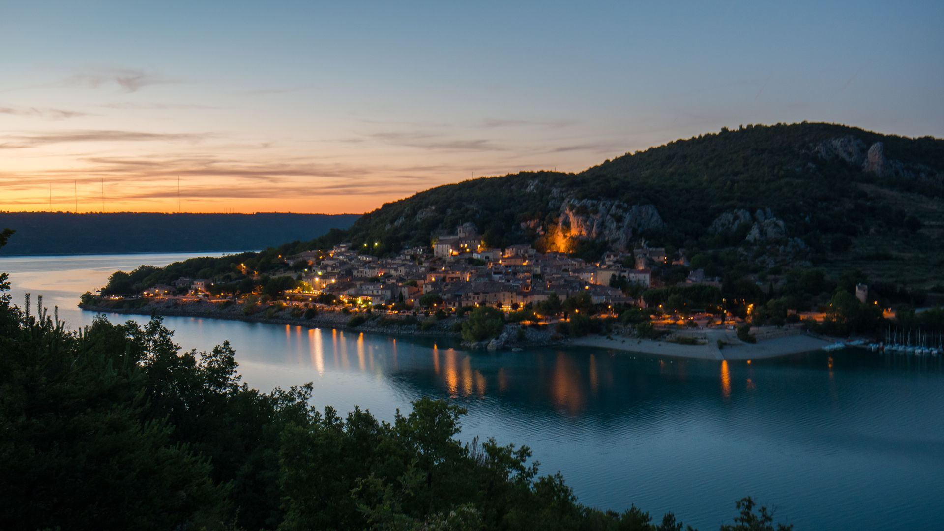 Les Gorges du Verdon depuis les hauteurs de Bauduen